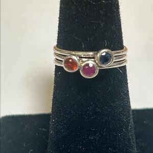 Vintage Silpada Gemstone Rings